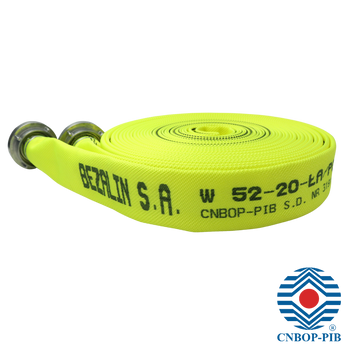 Wąż pożarniczy tłoczny seria SV 52/15 ŁA/LUM/PCV - BEZALIN SV