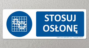 Oznaczenie Stosuj osłonę (Z060)