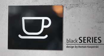 Znak Kawiarnia blackSERIES
