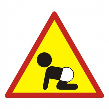 Znak Dziecko w samochodzie na Folii Samoprzylepnej (SC013)