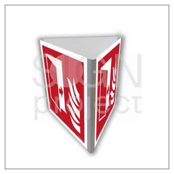 Znak BF807 Drzwi przeciwpożarowe (3D dościenny)