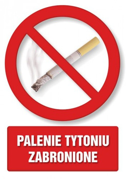 Znak Palenie tytoniu zabronione (PC102)