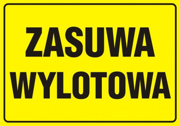 Znak Zasuwa wylotowa (JD009)