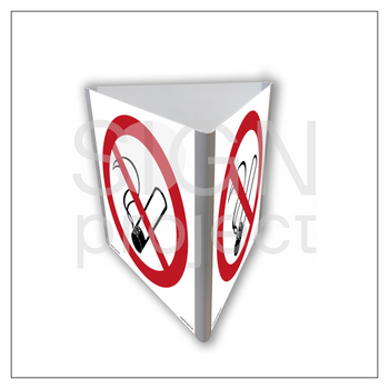 Znak BA801 Palenie tytoniu zabronione świecący (3D dościenny)