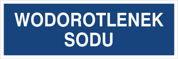Znak wodorotlenek sodu na Folii Samoprzylepnej (801-159)
