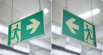 Wyjscie ewak.dwustronne (podwiesz.) (E104/E105-P)