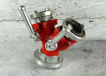 Rozdzielacz kulowy K-75/2x75