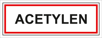 Znak acetylen na płycie PCV (869-04)