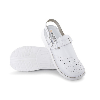 Obuwie profilaktyczne męskie ALBIN z perforacją białe