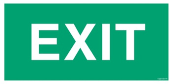 Znak exit (AC004) Signproject