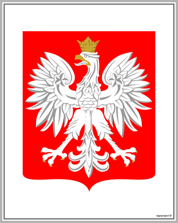 Godło Polski 400x500 mm