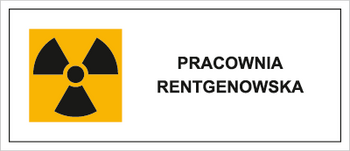 Znak Pracownia rentgenowska na Folii Samoprzylepnej (317-03)