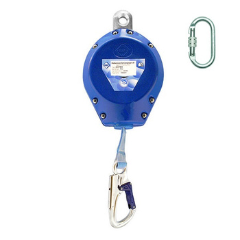 Urządzenie samohamowne z taśmą 12 m (z zatrzaśnikiem aluminiowym) AUTOBLOK AD212T - ASSECURO