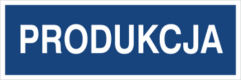Znak produkcja na płycie PCV (801-181)