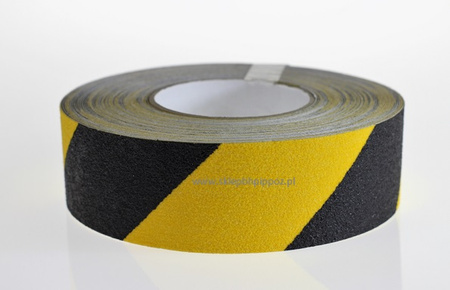 Taśma antypoślizgowa 50mm/18m ŻÓŁTO-CZARNA