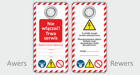 Znak Trwa serwis TAG005