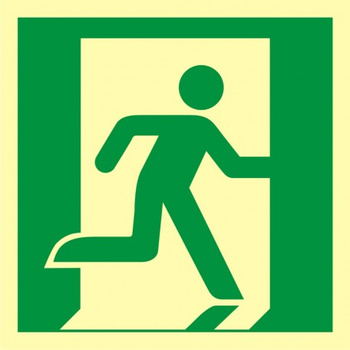 Znak wyjście ewakuacyjne (prawostronne) (AE002) Signproject