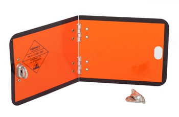 Tabliczka ADR mała łamana gładka 120x300 mm