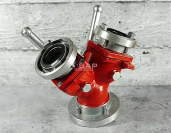 Rozdzielacz kulowy K-75/2x75