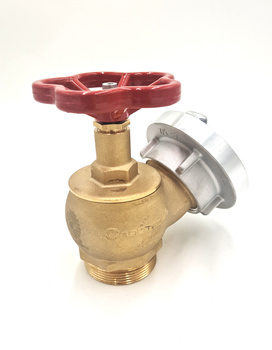 Zawór hydrantowy 52 mosiężny z nasadą aluminiową CNBOP