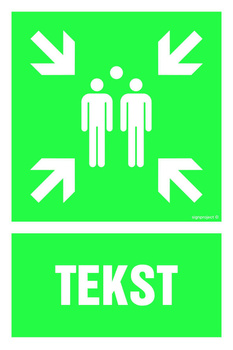 Znak na zamówienie Wzór S-102 na płycie świecącej