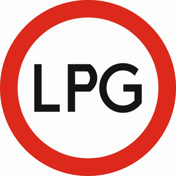 Znak metalowy drogowy 60cm LPG