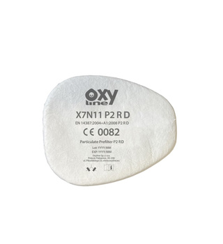 Filtr przeciwpyłowy wymienny (OXYPRO X7N11 P2 R D) - OXYLINE
