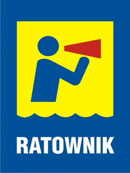 Znak Ratownik na Płycie PCV (OH504)