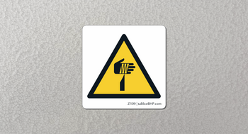 Oznaczenie Uwaga! Ostre narzędzia (Z109)