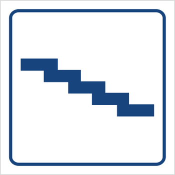 Znak schody do góry (823-65)