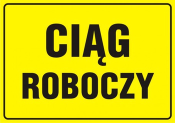 Znak Ciąg roboczy (JD006)