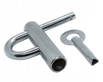 Kłódka energetyczna na trójkąt mały 6mm i klucz