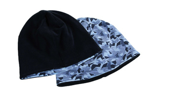 CZAPKA ZIMOWA DWUSTR.KAMUFL/CZARN.7980NC