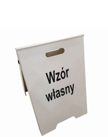 Potykacz, stojak ostrzegawczy na zamówienie "WŁASNY WZÓR"