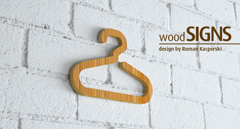 Znak Szatnia wood SIGNS (drewniany)