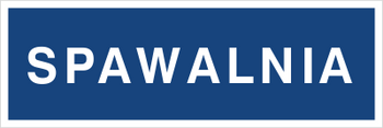 Znak spawalnia na płycie PCV (801-40)