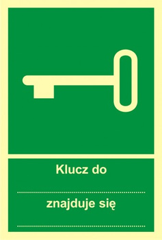 Znak Klucz do... znajduje się ... (AC048)