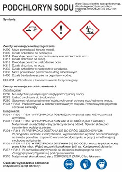 Znak Podchloryn sodu (LC014)