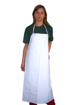 Fartuch PVC wodoodporny biały