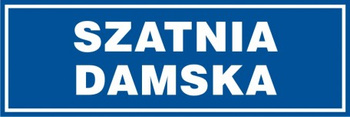 Znak Szatnia damska (PB041)