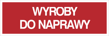 Znak wyroby do naprawy na płycie PCV (802-09)