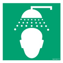 Znak Prysznic bezpieczeństwa (AC064) Signprojekt