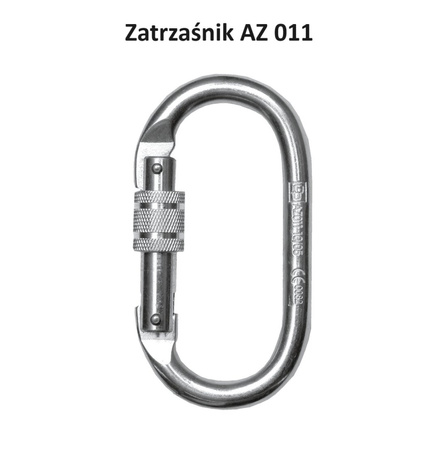 Linka bezpieczeństwa regulowana z zatrzaśnikami 2x AZ 002 LB100 PROTEKT