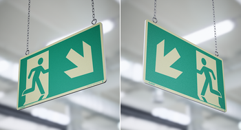 Wyjscie ewak. dwustronne (podwiesz.) (E106/E108-P)