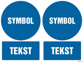 Znak na zamówienie Wzór S-506 na płycie zwykłej