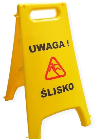 Potykacz "Uwaga Ślisko"