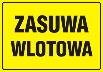 Znak Zasuwa wlotowa (JD008)