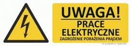 Znak Uwaga! Prace elektryczne (T310)