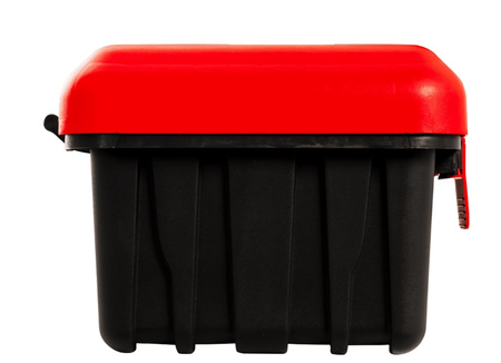Szafka Pojemnik na Gaśnicę 6kg Plastikowa z Okienkiem Czerwono-Czarna