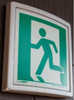 Ramka ze znakiem- Wyjście ewakuacyjne w lewo